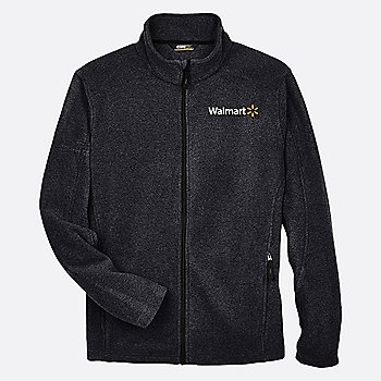 SparkShop Men's Core Fleece Full Zip Jacket