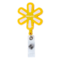SparkShop Yellow Spark Shaped Badge Pull