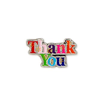 SparkShop Limited Edition Thank You Rainbow Pin