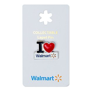 SparkShop Collectible I Love Walmart Pin