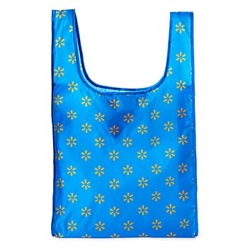 SparkShop Blue Reusable Bag with Yellow Sparks