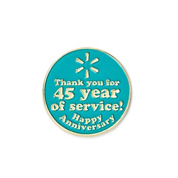 SparkShop 45 Years of Service Pin