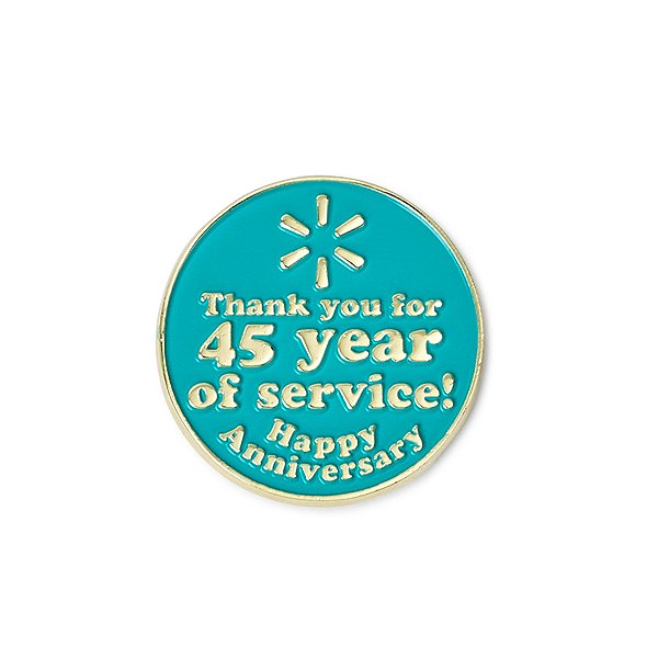 SparkShop 45 Years of Service Pin