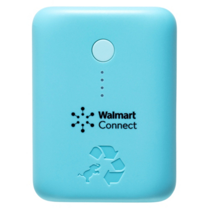 Walmart Connect Portable Charger Turquoise