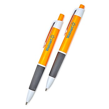 SparkShop Yellow Pen and Pencil Set with Storage Case