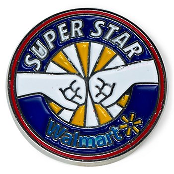 SparkShop Fist Pump Super Star Lapel Pin