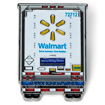 SparkShop Walmart Truck Lapel Pin