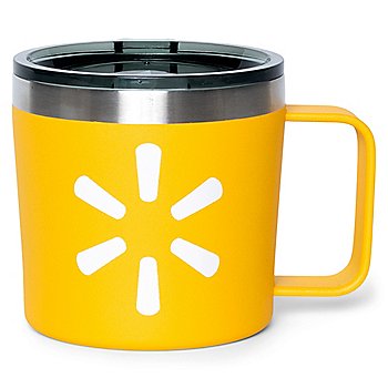 SparkShop Yellow Spark Coffee Mug with Lid