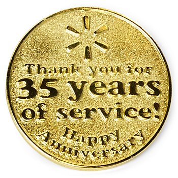 SparkShop 35 Years of Service Pin
