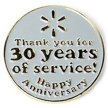 SparkShop 30 Years of Service Pin