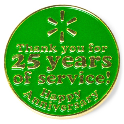 SparkShop 25 Years of Service Pin | SparkShop