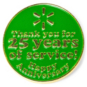 SparkShop 25 Years of Service Pin