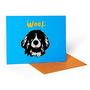 SparkShop Dog Woof Card