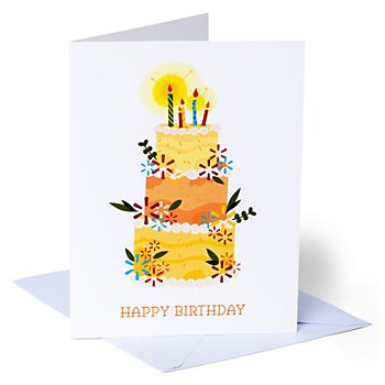 SparkShop Happy Birthday Card