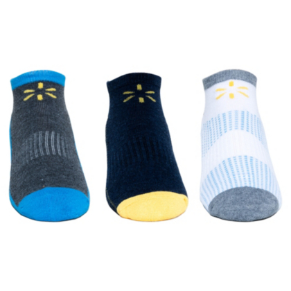 Stay Active No Show Socks 3 Pair
