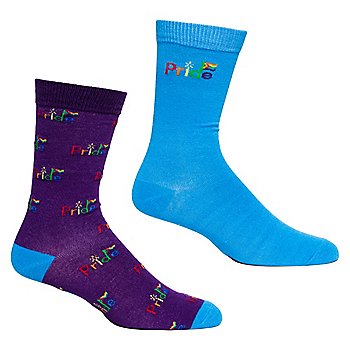 SparkShop Pride ARG Logo Socks - 2 Pair