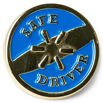 SparkShop Safe Driver Pin