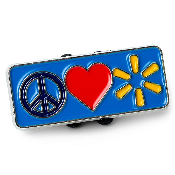 SparkShop Peace Love Spark Pin