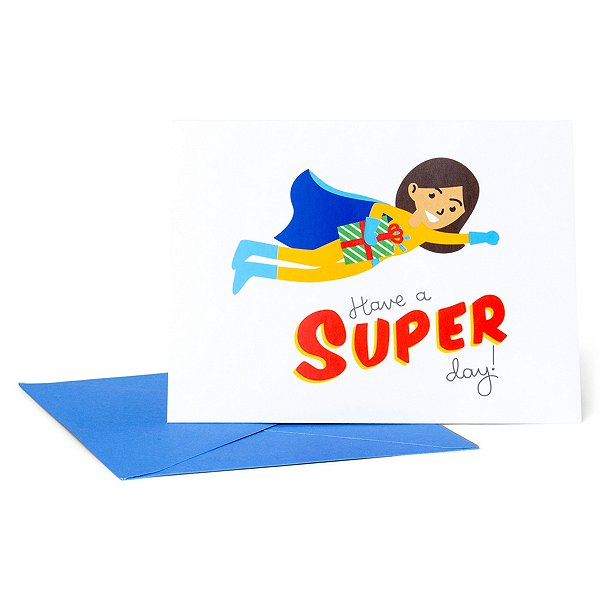SparkShop Have A Super Day Card - Female