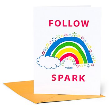 SparkShop Follow Your Spark Card