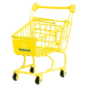 SparkShop Mini Walmart Shopping Cart - Yellow