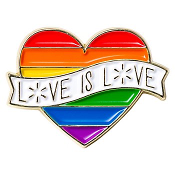 SparkShop Love is Love Pin