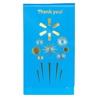 SparkShop Blue and Yellow Spark Magnet