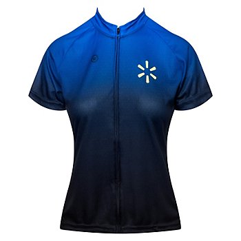 SparkShop Women's Road Bike Jersey - Blue Ombre