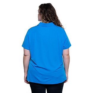 Walmart Shirt Adult Large Blue Employee Issued Logo Work Short Sleeve Polo  Mens