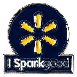 SparkShop Light Bulb Thank You Lapel Pin