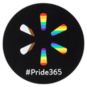 SparkShop Pride 3" Round Vinyl Sticker