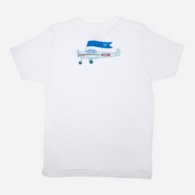 SparkShop "Sam's Plane" Youth T-Shirt Unisex - White