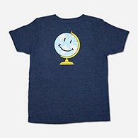 SparkShop "World Globe" Youth T-Shirt Unisex - Vintage Denim