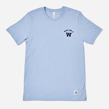 SparkShop Light Blue "Give me a W" T-Shirt Unisex