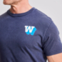 SparkShop Navy "W" Vintage T-Shirt Unisex