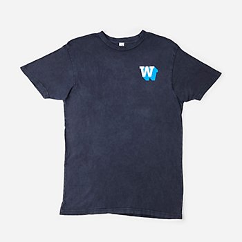 SparkShop Navy "W" Vintage T-Shirt Unisex
