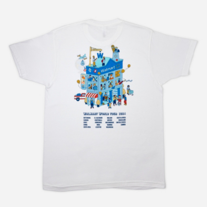 SparkShop Walmart World T Shirt Unisex White SparkShop