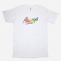 SparkShop "Always Pride" T-Shirt Unisex - White