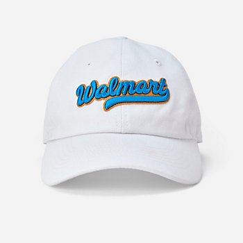 SparkShop White "Walmart script" Hat