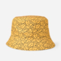 SparkShop "Smiley" Reversible Bucket Hat - White/Yellow