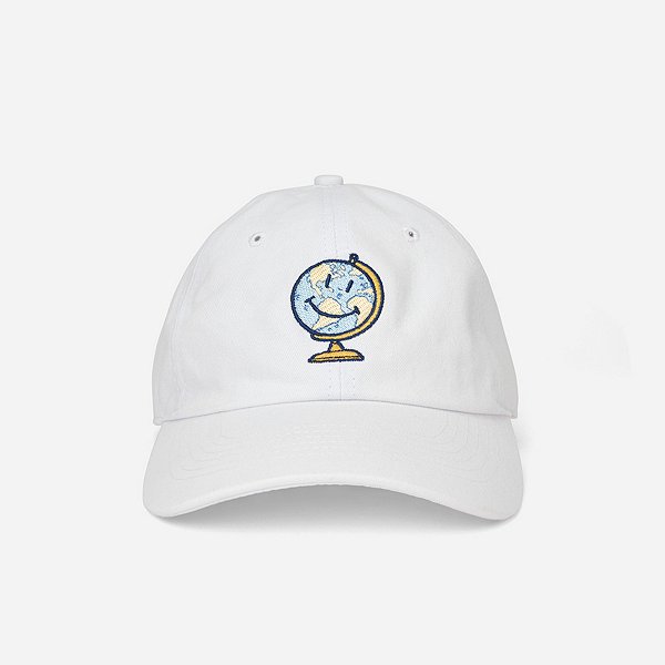 SparkShop "World Globe" Baseball Hat - White