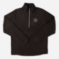 SparkShop Quality Goods Microfleece Men's Half Zip - Black