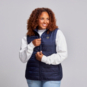 SparkShop Spark Women's Puffer Vest - Navy