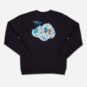 SparkShop Joyville Unisex Raglan Crewneck Sweatshirt - Navy