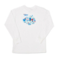 SparkShop Joyville Unisex Raglan Crewneck Sweatshirt - White