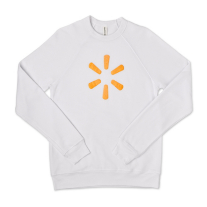 Spark*l Sparkl Bands Oversized White Cherry On Top Sweatshirt Crewneck 2024