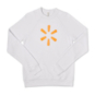 SparkShop Spark Unisex Raglan Crewneck Sweatshirt - White