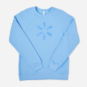 SparkShop Spark Unisex Raglan Crewneck Sweatshirt - Carolina Blue