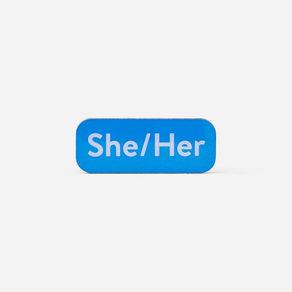 SparkShop "She/Her" Pin
