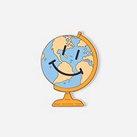 SparkShop "World Globe" Magnet